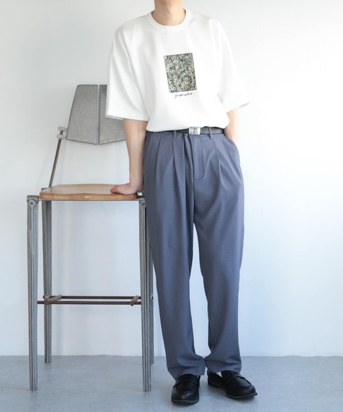 SENSE OF PLACE by URBAN RESEARCH(センスオブプレイスバイアーバンリサーチ)の「『別注』グラフィックアートTシャツ(5分袖)D(Tシャツ/カットソー・メンズ・ライトベージュ/ブラック/ホワイト・MEDIUM/LARGE)」の18枚目の写真
