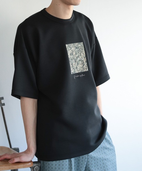 SENSE OF PLACE by URBAN RESEARCH(センスオブプレイスバイアーバンリサーチ)の「『別注』グラフィックアートTシャツ(5分袖)D(Tシャツ/カットソー・メンズ・ライトベージュ/ブラック/ホワイト・MEDIUM/LARGE)」の22枚目の写真