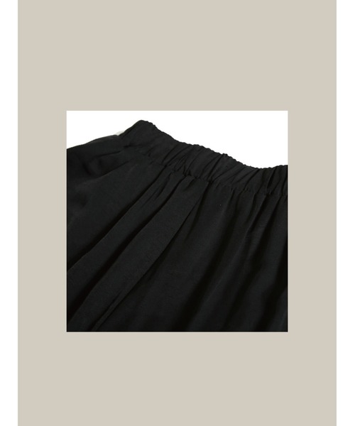 LA POMME petit(ラポミ・プチ)の「スイートフレアスカート/Pleats Tiered Flair Skirt【LA POMME petit/ラポミ・プチ】(スカート・レディース・ホワイト/ブラック・FREE)」の6枚目の写真
