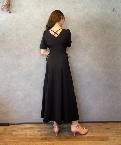 JUNOAH（ジュノア）の「サイドレースアップワンピース（ワンピース