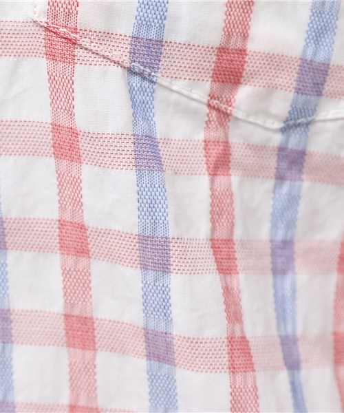 Denime(ドゥニーム)の「CHECK LS SHIRTS/チェックロングスリーブシャツ(シャツ/ブラウス・レディース・ブルー系その他/レッド系その他・FREE)」の11枚目の写真