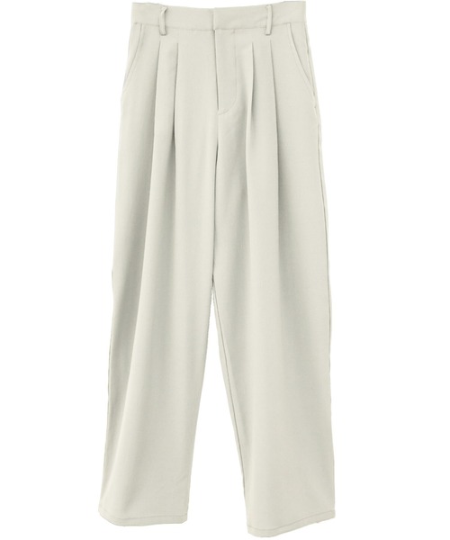 Social GIRL（ソーシャルガール）の「ハイウエストタックワイドパンツ（その他パンツ・レディース・グレー/ブルー/ブラック/アイボリー・M/L）」の6枚目の写真