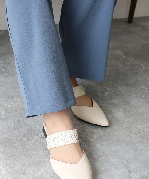 Social GIRL（ソーシャルガール）の「ハイウエストタックワイドパンツ（その他パンツ・レディース・グレー/ブルー/ブラック/アイボリー・M/L）」の21枚目の写真