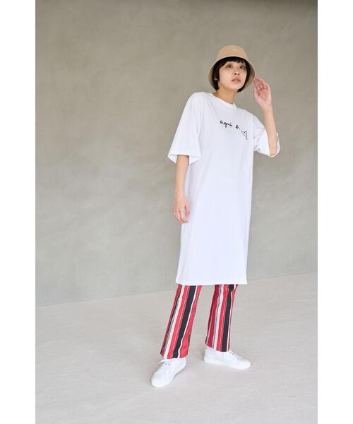 agnes b.(アニエスベー)の「WEB限定 SBX4 ROBE YOKO ワンピース(ワンピース・レディース・ホワイト・1/3/2)」の3枚目の写真