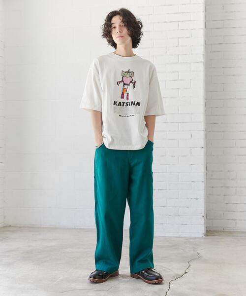 coen（コーエン）の「コットンリネンキャンバスカラーぺインターパンツ（その他パンツ・メンズ・ブラウン/オフホワイト/ダークグレー/ケリー/コバルトブルー・S/M/L/XL）」の14枚目の写真