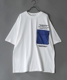 oversize big pocket T-shirt/オーバーサイズ ビッグポケット Tシャツ
