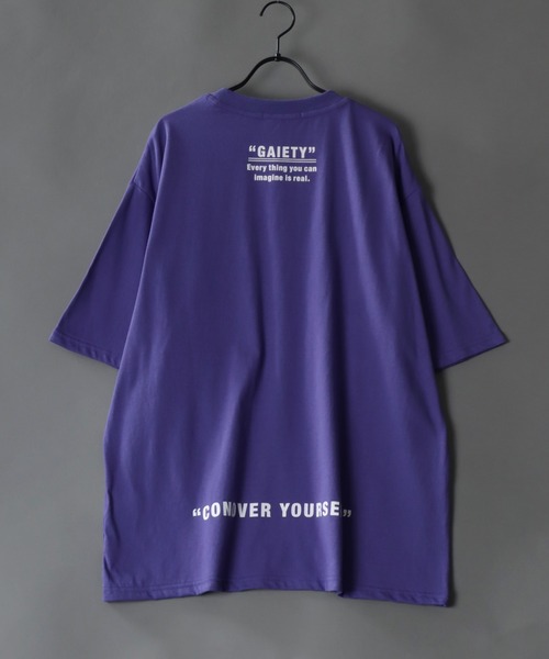 SITRY(シトリー)の「oversize big pocket T-shirt/オーバーサイズ ビッグポケット Tシャツ(Tシャツ/カットソー・メンズ・ブラック/ホワイト/パープル・M/L)」の12枚目の写真