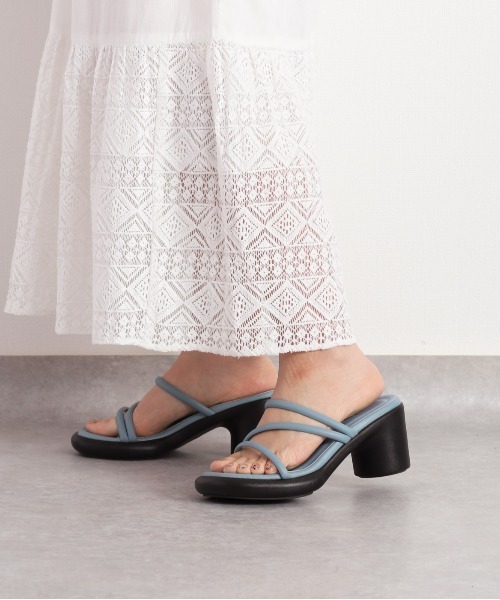 cepo(セポ)の「パテッドロープベルトサンダル(サンダル・レディース・ブルー/アイボリー/ブラック・M/L)」の3枚目の写真
