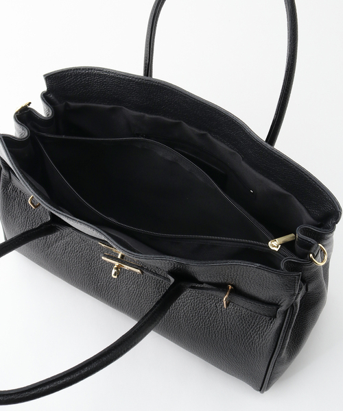 IENA（イエナ）の「《追加2》【AULENTTI/オウレンティ】レザートートWITHベルト（ショルダーバッグ・レディース・ブラック・FREE）」の15枚目の写真