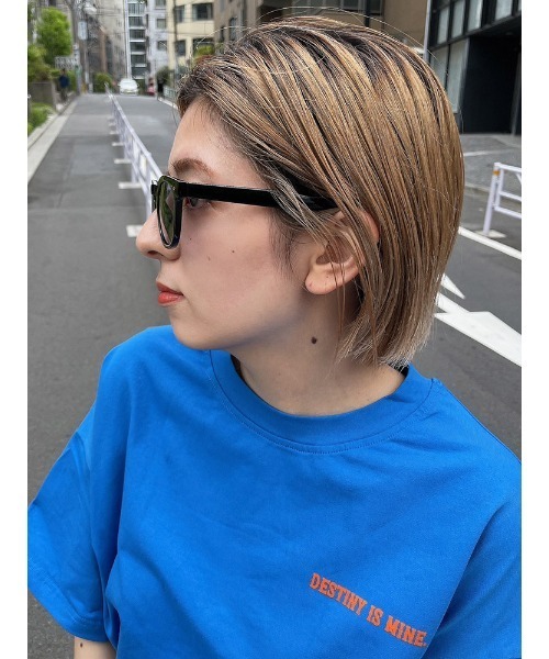 ENVYM（アンビー）の「スクエアフレームクリアサングラス（サングラス・レディース・ブラック・FREE）」の4枚目の写真