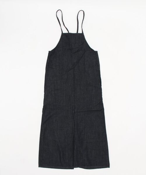 Lee（リー）の「Lee/リー デニム キャミソールワンピ サロペット オールインワン（ワンピース・レディース・ブラック/インディゴブルー/ライトインディゴブルー/アイボリー/ブルー系その他2/ブルー系その他/ブラック系その他/ブルー/ホワイト系その他/ブルー系その他3/ブルー系その他4/ブラック系その他2・SMALL/X-SMALL/MEDIUM/LARGE）」の5枚目の写真