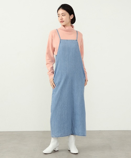 Lee リー レディース オーバーオール スカート デニム ジーンズ
