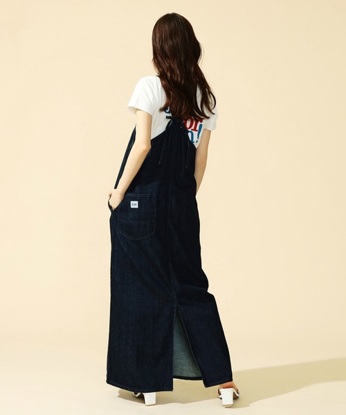 Lee（リー）の「Lee/リー デニム キャミソールワンピ サロペット