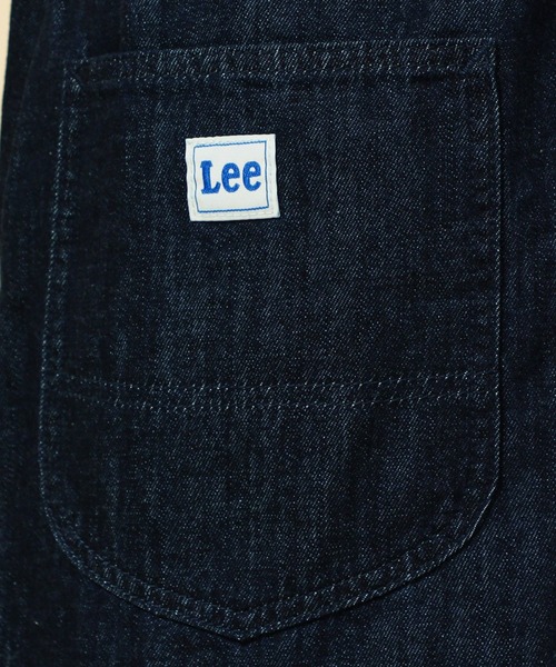 Lee（リー）の「Lee/リー デニム キャミソールワンピ サロペット オールインワン（ワンピース・レディース・ブラック/インディゴブルー/ライトインディゴブルー/アイボリー/ブルー系その他2/ブルー系その他/ブラック系その他/ブルー/ホワイト系その他/ブルー系その他3/ブルー系その他4/ブラック系その他2・SMALL/X-SMALL/MEDIUM/LARGE）」の16枚目の写真