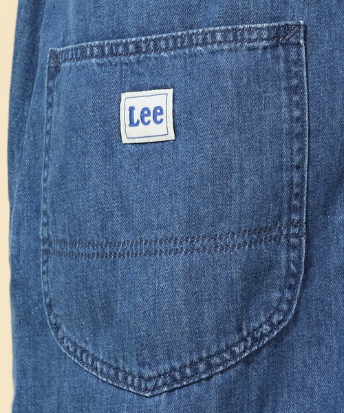 Lee（リー）の「Lee/リー デニム キャミソールワンピ サロペット オールインワン（ワンピース・レディース・ブラック/インディゴブルー/ライトインディゴブルー/アイボリー/ブルー系その他2/ブルー系その他/ブラック系その他/ブルー/ホワイト系その他/ブルー系その他3/ブルー系その他4/ブラック系その他2・SMALL/X-SMALL/MEDIUM/LARGE）」の19枚目の写真