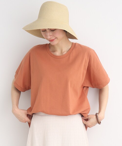 SHOO・LA・RUE(シューラルー)の「◆【SHOO ICE】前後異素材切替ドルマン(Tシャツ/カットソー・レディース・ライトグレー/ブラック/ブルー/オレンジ・00)」の21枚目の写真