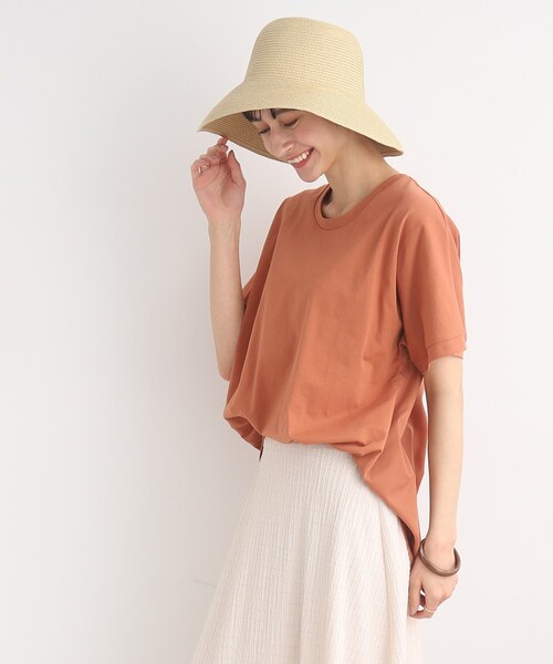 SHOO・LA・RUE(シューラルー)の「◆【SHOO ICE】前後異素材切替ドルマン(Tシャツ/カットソー・レディース・ライトグレー/ブラック/ブルー/オレンジ・00)」の22枚目の写真