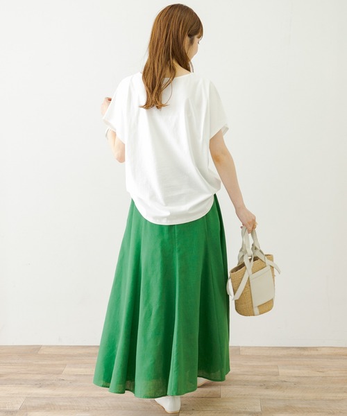 URBAN RESEARCH Sonny Label(アーバンリサーチサニーレーベル)の「ドルマンスリーブフレンチプルオーバー(Tシャツ/カットソー・レディース・ブルー/チャコールグレー/ホワイト/ベージュ・FREE)」の14枚目の写真