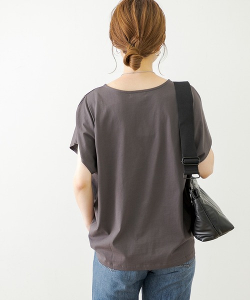 URBAN RESEARCH Sonny Label(アーバンリサーチサニーレーベル)の「ドルマンスリーブフレンチプルオーバー(Tシャツ/カットソー・レディース・ブルー/チャコールグレー/ホワイト/ベージュ・FREE)」の19枚目の写真