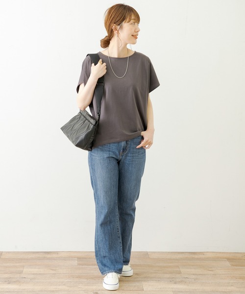 URBAN RESEARCH Sonny Label(アーバンリサーチサニーレーベル)の「ドルマンスリーブフレンチプルオーバー(Tシャツ/カットソー・レディース・ブルー/チャコールグレー/ホワイト/ベージュ・FREE)」の20枚目の写真