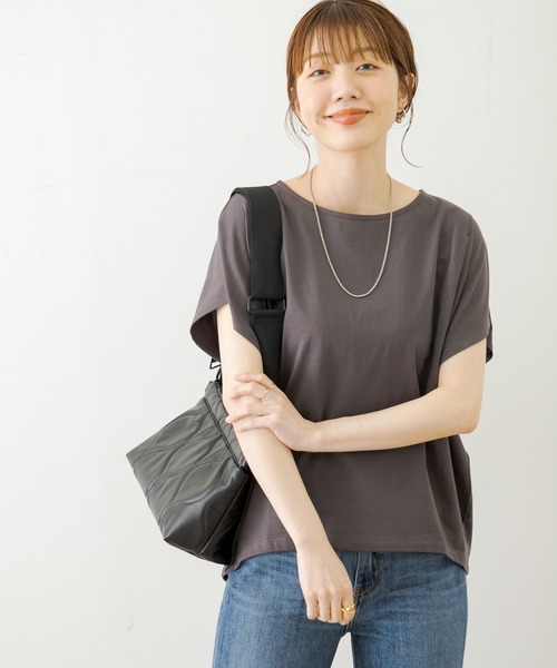 URBAN RESEARCH Sonny Label(アーバンリサーチサニーレーベル)の「ドルマンスリーブフレンチプルオーバー(Tシャツ/カットソー・レディース・ブルー/チャコールグレー/ホワイト/ベージュ・FREE)」の16枚目の写真