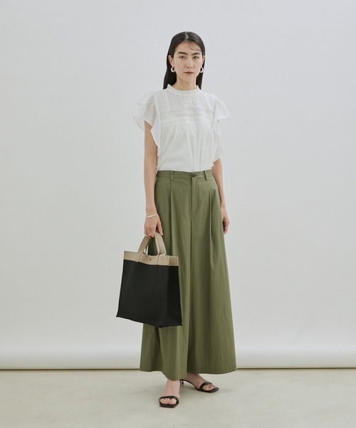 SALON adam et rope'（サロン アダム エ ロペ）の「ジャガード配色2WAYトート（トートバッグ・レディース・ブラック/カーキ/グリーン・FREE）」の10枚目の写真