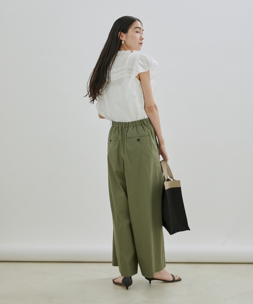 SALON adam et rope'（サロン アダム エ ロペ）の「ジャガード配色2WAYトート（トートバッグ・レディース・ブラック/カーキ/グリーン・FREE）」の16枚目の写真