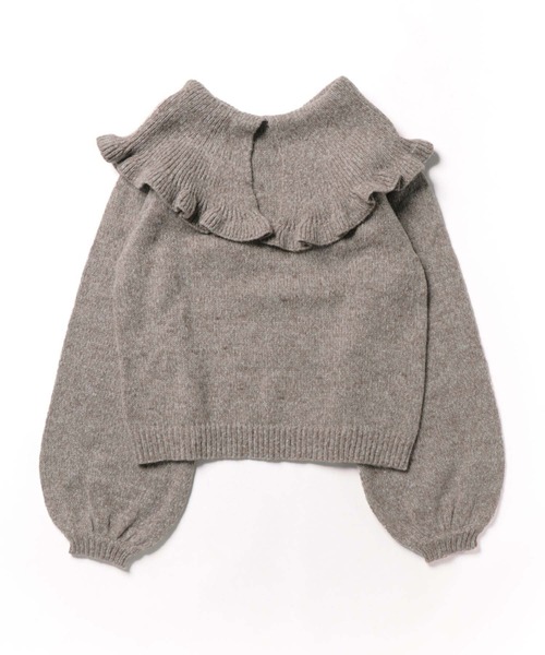 moment+（モーメントプラス）の「フリルビッグカラーバルーンスリーブ