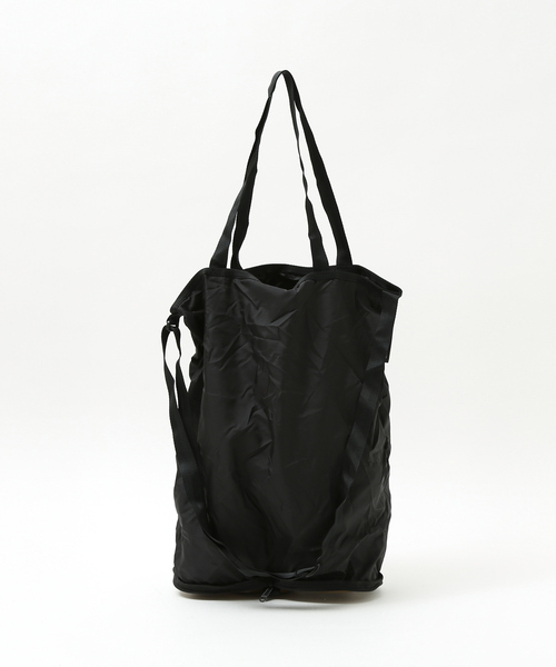 WILDERNESS EXPERIENCE（ウィルダネスエクスペリエンス）の「【WILDERNESS EXPERIENCE/ウィルダネスエクスペリエンス】 PACKABLE TOTE/パッカブル/エコバック/ユニセックス/14L（エコバッグ/サブバッグ・メンズ・ブラック/その他/ダークベージュ/グリーン系その他・フリー）」の11枚目の写真