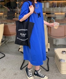 Tシャツワンピース ロゴM