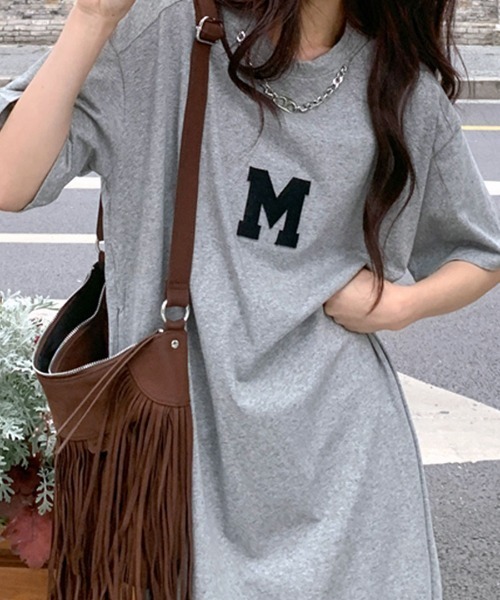 Riff(リフ)の「Tシャツワンピース ロゴM(ワンピース・レディース・ブラック/グレー/グリーン/ホワイト/ブルー・M)」の20枚目の写真