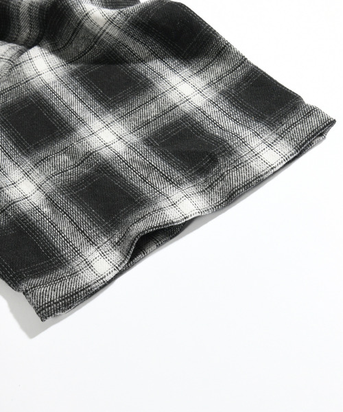 neos(ネオス)の「【neos -addictive design-】ビッグシルエット オンブレー チェック ハーフスリーブ シャツ(シャツ/ブラウス・メンズ・ブラック/レッド・MEDIUM/LARGE/X-LARGE)」の17枚目の写真