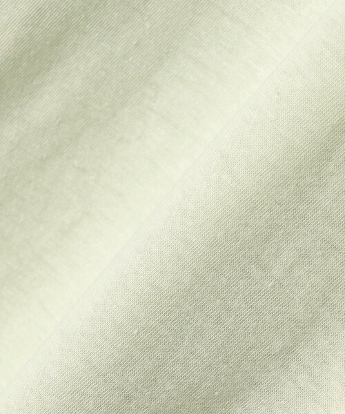 SHIPS Days(シップスデイズ)の「SHIPS Days:布帛 コンビ フレンチスリーブ カットソー(Tシャツ/カットソー・レディース・ブラック/オフホワイト/ライトグリーン・ONE SIZE)」の6枚目の写真