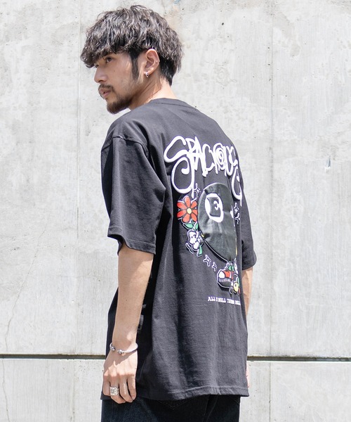 CavariA/キャバリア』ビリヤードグラフィック発泡TEE（Tシャツ