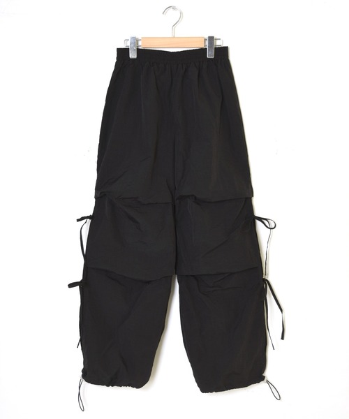 w closet（ダブルクローゼット）の「サイドリボンシャカシャカパンツ（その他パンツ・レディース・ピンク/オフホワイト/カーキ/ブラック/サックスブルー・FREE）」の9枚目の写真