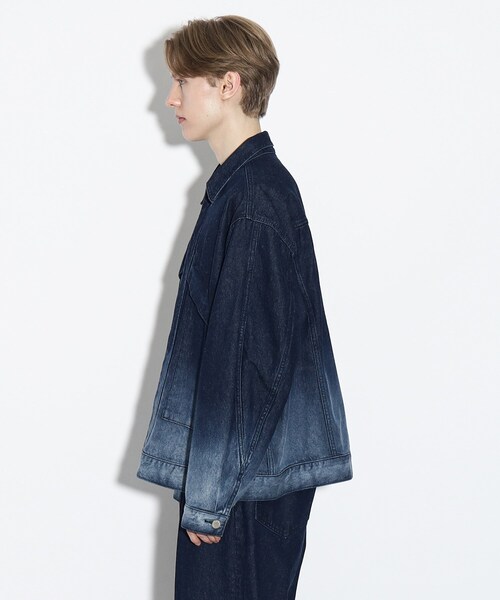 tk.TAKEO KIKUCHI（ティーケータケオキクチ）の「◆ダブルポケットデニムジャケット（デニムジャケット・メンズ・ブラック系3/ネイビー系3・88）」の5枚目の写真