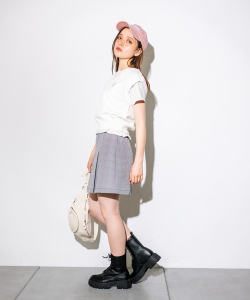 OLIVE des OLIVE(オリーブデオリーブ)の「ハートポーチ付ボディーバッグ 1032120030(ボディバッグ/ウエストポーチ・レディース・ブラック/シルバー/アイボリー・FREE)」の4枚目の写真