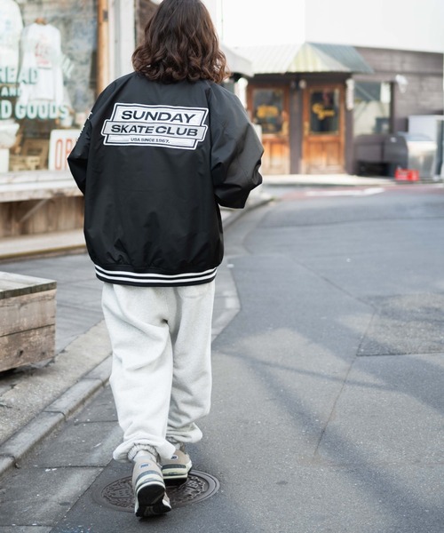 WEGO(ウィゴー)の「WEGO/ワッペンスタジャン(スタジャン・メンズ・ライトグレー/ホワイト/ネイビー/ブラック・LARGE/MEDIUM)」の17枚目の写真