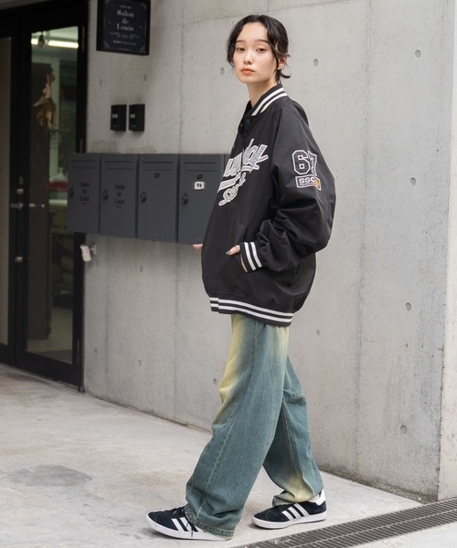 WEGO(ウィゴー)の「WEGO/ワッペンスタジャン(スタジャン・メンズ・ライトグレー/ホワイト/ネイビー/ブラック・LARGE/MEDIUM)」の15枚目の写真