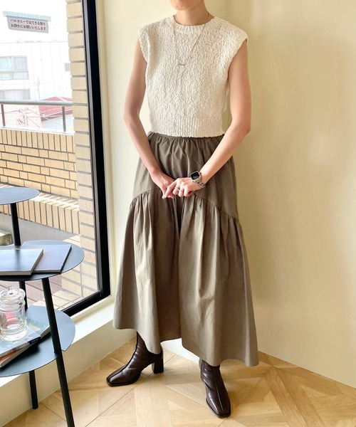 LOWRYS FARM(ローリーズファーム)の「ブークレベスト 968886(ベスト・レディース・ブラック/パープル/ホワイト・FREE)」の7枚目の写真