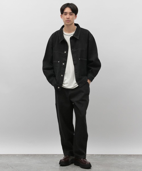 LAKOLE（ラコレ）の「刺繍デニムペインター / 967927（デニムパンツ・メンズ・ネイビー/グレー/ブラック・MEDIUM/LARGE）」の4枚目の写真