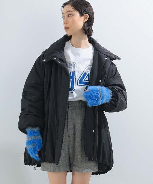 Ray BEAMS（レイビームス）の「Ray BEAMS / ボーダー グローブ（手袋・レディース・レッド/ブルー・ONE SIZE）」の10枚目の写真