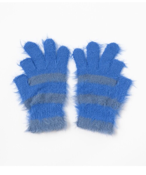 Ray BEAMS（レイビームス）の「Ray BEAMS / ボーダー グローブ（手袋・レディース・レッド/ブルー・ONE SIZE）」の15枚目の写真