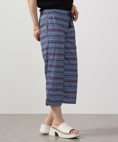 Ree&Mee（リーアンドミー）の「Ree&Mee ひんやり冷感加工 リラックス イージー パンツ 7分丈（ルームウェア/パジャマ・レディース・ベージュ系その他/ブルー系その他/レッド系その他/ホワイト系その他/ブラック系その他/ブラック系その他2/ブルー系その他2/ブルー系その他3・FREE）」の21枚目の写真