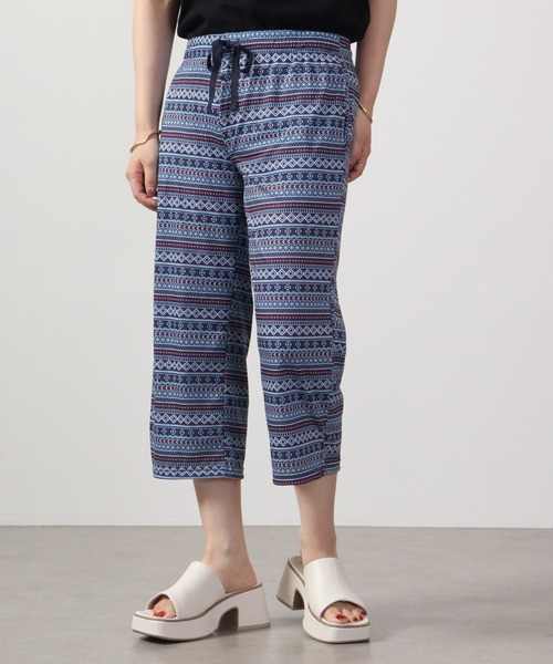 Ree&Mee（リーアンドミー）の「Ree&Mee ひんやり冷感加工 リラックス イージー パンツ 7分丈（ルームウェア/パジャマ・レディース・ベージュ系その他/ブルー系その他/レッド系その他/ホワイト系その他/ブラック系その他/ブラック系その他2/ブルー系その他2/ブルー系その他3・FREE）」の20枚目の写真