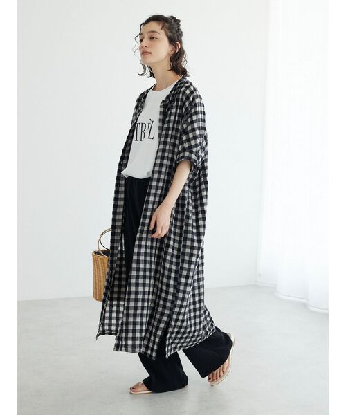 CRAFT STANDARD BOUTIQUE（クラフトスタンダードブティック）の「カットプリーツパンツ（その他パンツ・レディース・ブラック/ボルドー/ベージュ・L/M）」の12枚目の写真