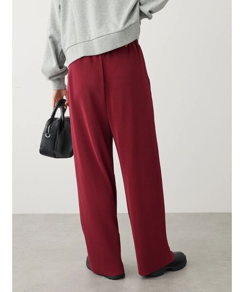 CRAFT STANDARD BOUTIQUE（クラフトスタンダードブティック）の「カットプリーツパンツ（その他パンツ・レディース・ブラック/ボルドー/ベージュ・L/M）」の19枚目の写真