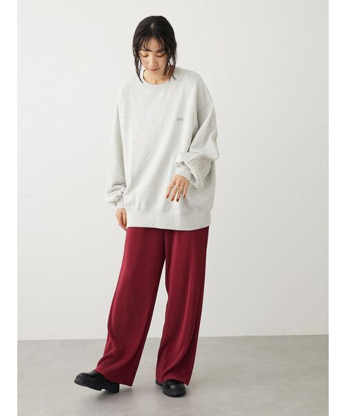 CRAFT STANDARD BOUTIQUE（クラフトスタンダードブティック）の「カットプリーツパンツ（その他パンツ・レディース・ブラック/ボルドー/ベージュ・L/M）」の20枚目の写真