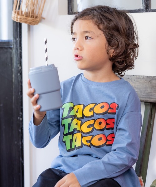Life Support Products(ライフサポートプロダクツ)の「防汚加工プリントロンT(80~150cm)(Tシャツ/カットソー・キッズ・グリーン/ダークブルー/ピンク/オフホワイト/チャコール/ブラウン・130/110/100/120/80/95/140/150/90)」の5枚目の写真