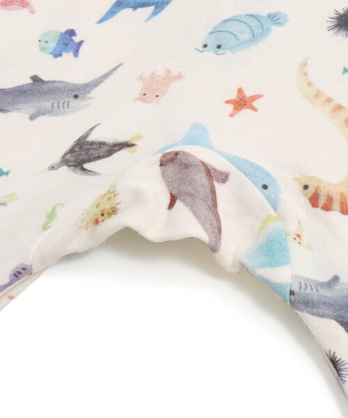 BIT'Z(ビッツ)の「UMA柄&海の不思議動物柄NEWカバーオール(ロンパース・キッズ・レモンイエロー/キナリ/サックスブルー/グレー・70/60)」の16枚目の写真